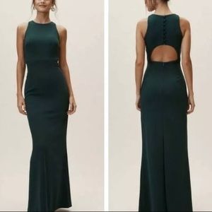 NWT BHLDN Bridesmaid / Formal Nira Dress in Holly (Emerald Green) - Size 6